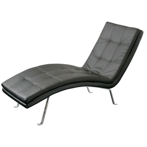 Barcelona Black Lounger Chair, 2401629